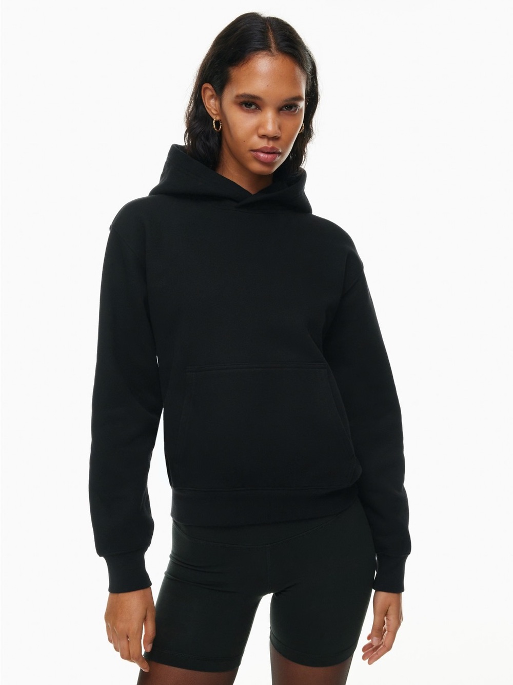 Aritzia TNA Perfect Hoodie, Black, Size Medium, Article #90864